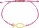 Radziszewska Jewellery Bransoletka Złota Ryba Ichtys Sznurek SREBRO 925 Prezent DEDYKACJA GRATIS 4