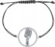 Radziszewska Jewellery Bransoletka Srebrna Mikrofon Sznurek Srebro 925 Grawer Dedykacja Prezent 4