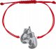 Radziszewska Jewellery Bransoletka Srebrna Rękawice Bokserskie Sznurek 925 Prezent GRAWER GRATIS 2