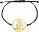 Radziszewska Jewellery Złota Bransoletka Joga na sznurku 925 Prezent GRAWER DEDYKACJA GRATIS 1