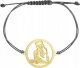 Radziszewska Jewellery Złota Bransoletka Joga na sznurku 925 Prezent GRAWER DEDYKACJA GRATIS 2