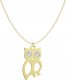 Radziszewska Jewellery Złoty Naszyjnik SOWA Łańcuszek SREBRO 925 Prezent Kobieta DEDYKACJA GRATIS 1