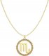 Radziszewska Jewellery Złoty Naszyjnik Zodiak Skorpion Znak Zodiaku Srebro 925 DEDYKACJA GRATIS 3