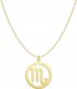 Radziszewska Jewellery Złoty Naszyjnik Zodiak Skorpion Znak Zodiaku Srebro 925 DEDYKACJA GRATIS 4