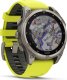 Zegarek sportowy Garmin Fenix 8 Solar Sapphire Żółty  (010-02906-21) 2