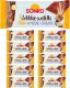 SONKO 11x SONKO Lekkie Wafelki 3 ziarna w czekoladzie mlecznej 36g 1