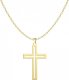 Radziszewska Jewellery Pozłacany Naszyjnik z Krzyżykiem DEDYKACJA GRATIS 1