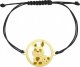 Radziszewska Jewellery Bransoletka Pozłacana z Królikiem DEDYKACJA 1