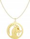 Radziszewska Jewellery Złoty Naszyjnik ze Znakiem Zodiaku Koziorożec 925 GRAWER DEDYKACJA GRATIS 1