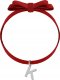 Radziszewska Jewellery BRANSOLETKA WSTĄŻKA KOKARDKA LITERKA SREBRO 925 PREZENT ŻYCZENIA GRATIS 1