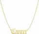 Radziszewska Jewellery Naszyjnik Złoty ze Znakiem Zodiaku Rak Cancer 925 Prezent DEDYKACJA GRATIS 1