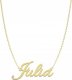 Radziszewska Jewellery Złoty Naszyjnik z Imieniem Julia Łańcuszek SREBRO 925 DEDYKACJA GRATIS 2