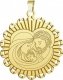 Radziszewska Jewellery Złoty Medalik na KOMUNIĘ Święta Rodzina Prezent SREBRO 925 Komunia Chrzest 1