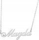 Radziszewska Jewellery Naszyjnik Srebrny z imieniem MAGDA Łańcuszek Prezent 925 ŻYCZENIA GRATIS 3