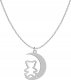 Radziszewska Jewellery Naszyjnik Srebrny z MISIEM Łańcuszek Kryształ Prezent DEDYKACJA GRATIS 2