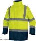 Kurtka męska Delta Plus SPEED - KURTKA OSTRZEGAWCZA 5 W 1 Z POLIESTRU OXFORD POWLEKANEGO PU - żółty fluo-granatowy 5XL 1
