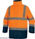 Kurtka męska Delta Plus SPEED - KURTKA OSTRZEGAWCZA 5 W 1 Z POLIESTRU OXFORD POWLEKANEGO PU - żółty fluo-granatowy 5XL 1