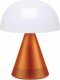Lampa stołowa Lexon Lexon Mina Audio L LED Lamp with Bluetooth Speaker Orange/Orange LH76O1 1