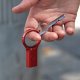 Lexon Lexon Nomaday Keychain with flashlight dark red LL136DR 3