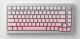 Klawiatura Akko AKKO MonsGeek  M1W SP Pink&White Gaming-Tastatur, Wireless, RGB, V3 Piano Pro Switch - silber, ANSI (US) 3