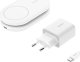 Ładowarka Belkin Ładowarka indukcyjna składana MagsSafe Qi2 15W biała z zasilaczem 20W 30