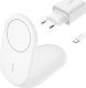 Ładowarka Belkin Ładowarka indukcyjna składana MagsSafe Qi2 15W biała z zasilaczem 20W 9
