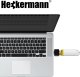 Adapter USB Heckermann Adapter przejściówka USB-A do USB-C Heckermann 3