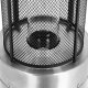 Uniprodo Lampa grzewcza promiennik ciepła gazowy tarasowy 11 kW 182 cm - srebrny Lampa grzewcza promiennik ciepła gazowy tarasowy 11 kW 182 cm - srebrny 4