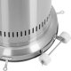 Uniprodo Lampa grzewcza promiennik ciepła gazowy tarasowy 11 kW 182 cm - srebrny Lampa grzewcza promiennik ciepła gazowy tarasowy 11 kW 182 cm - srebrny 5
