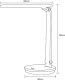 Lampka biurkowa Zumaline Lampa biurkowa LED 5W SM-542-WH Zuma Line 1