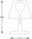 Lampa stołowa Zumaline Lampa stołowa OAK 4113603 Zuma Line 1
