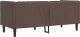 vidaXL Sofa Chesterfield, 2-os., brązowa, tapicerowana sztuczną skórą 6