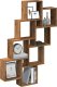 vidaXL vidaXL Półka ścienna w formie kostek, stare drewno, 90x15x119,5 cm 1