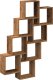 vidaXL vidaXL Półka ścienna w formie kostek, stare drewno, 90x15x119,5 cm 2