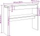 vidaXL vidaXL Stolik konsolowy, stare drewno, wysoki połysk, 80x30x102 cm 9