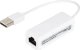 Adapter USB Co2 Adapter Ethernet USB 2.0 Przejściówka 100Mbps przejściówka RJ-45 LAN USB-A 1