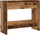vidaXL Stolik konsolowy, stare drewno, 90x36x75 cm 6