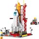 LeanToys Statek Kosmiczny Klocki Konstrukcyjne Kosmos Rakieta Platforma Startowa 500 el. 2