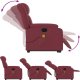 vidaXL Podnoszony fotel masujący, elektryczny, rozkładany, czerwony 6