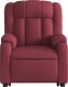 vidaXL Podnoszony fotel masujący, elektryczny, rozkładany, czerwony 8