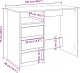 vidaXL Biurko Artisan Oak 102x50x75 cm Drewno klejone 10