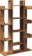 vidaXL Regał na książki, stare drewno, 86x25,5x140 cm 2