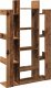 vidaXL Regał na książki, stare drewno, 86x25,5x140 cm 6