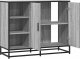 vidaXL Szafka, szary dąb sonoma, 92x35x76 cm, materiał drewnopochodny 7