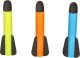 LeanToys Wyrzutnia rakiet piankowych Power launcher rocket x3 5