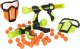 Woopie Pistolet na kulki piankowe x2 zestaw + maska ochronna x2 1