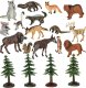 Figurka Lean Sport Figurki zwierzęta zoo zestaw do zabawy 19 el. 8
