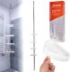 Korbi Półka łazienkowa narożna pod prysznic teleskopowa regulowana wysokość 320cm 1
