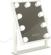 BEAUTY SYSTEM Lusterko do makijażu kosmetyczne podświetlane LED Hollywood z 9 żarówkami USB 25 x 30 cm 1