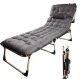 Verk Łóżko turystyczne składane polowe biznesowe 193 cm ciemny szary 3